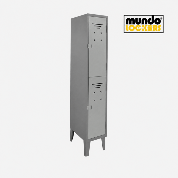 Locker Metálico 2 Puertas - 1 Cuerpo Doble