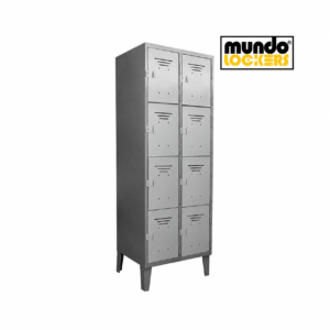 Locker Metálico 08 Puertas - 02 Cuerpos Cuadruples