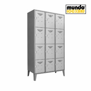 Locker Metálico 12 Puertas – 3 Cuerpos Cuadruples