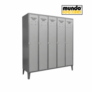 Lockers Metálicos 05 Puertas - 05 Cuerpos Simples