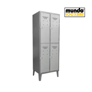 Locker Metálico 4 Puertas - 2 Cuerpos Dobles