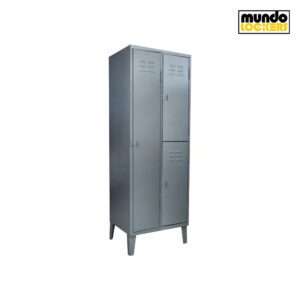 Locker Metálico 3 Puertas - 2 Cuerpos