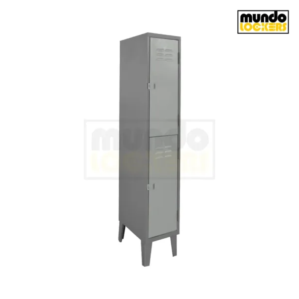 Locker Metálico 2 Puertas - 1 Cuerpo Doble