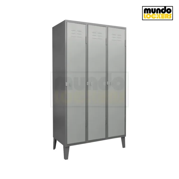 Locker Metálico 03 Puertas - 3 Cuerpos Simples