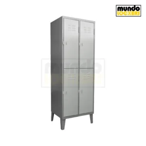 Locker Metálico 4 Puertas - 2 Cuerpos Dobles