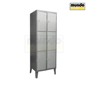 Locker Metálico 06 Puertas - 2 Cuerpos Triples