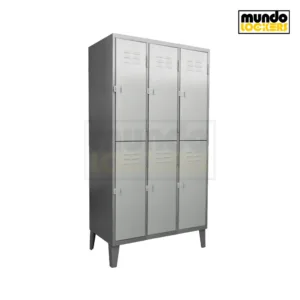 Locker Metálico 06 Puertas - 03 Cuerpos Dobles