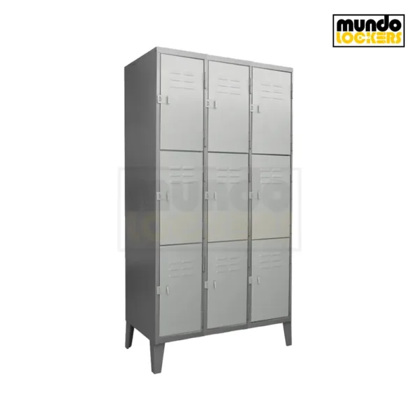 Locker Metálico 09 Puertas - 3 Cuerpos Triples