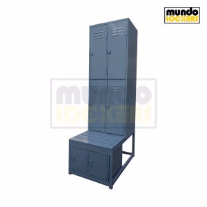 Locker Minería - 06 Puertas | Banca incluida