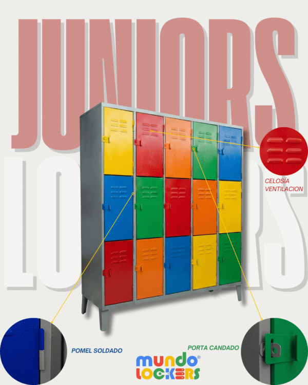 Locker Jr. - 15 puertas Triples